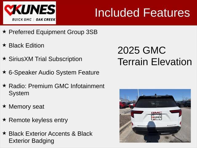 new 2025 GMC Terrain car, priced at $34,785