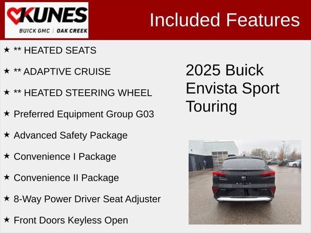 new 2025 Buick Envista car, priced at $29,025