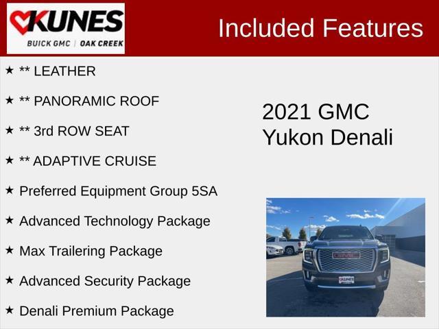 used 2021 GMC Yukon car, priced at $55,928