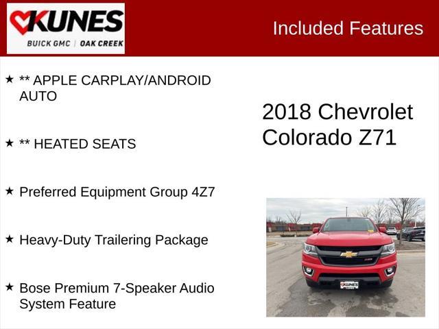 used 2018 Chevrolet Colorado car, priced at $22,599