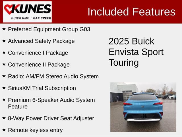 new 2025 Buick Envista car, priced at $28,154