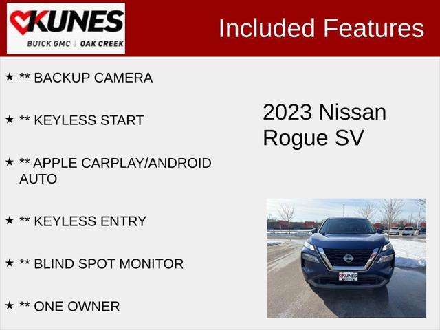 used 2023 Nissan Rogue car, priced at $22,167