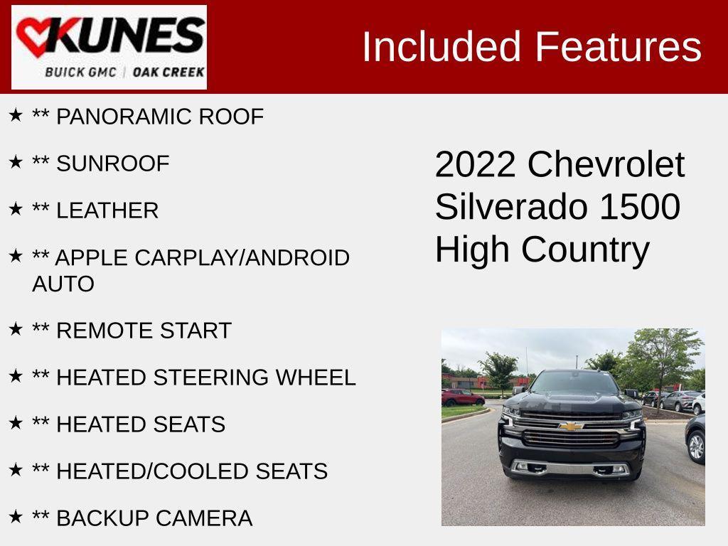 used 2022 Chevrolet Silverado 1500 car, priced at $42,821