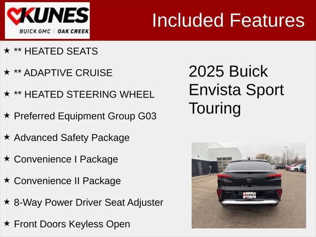 new 2025 Buick Envista car, priced at $29,025