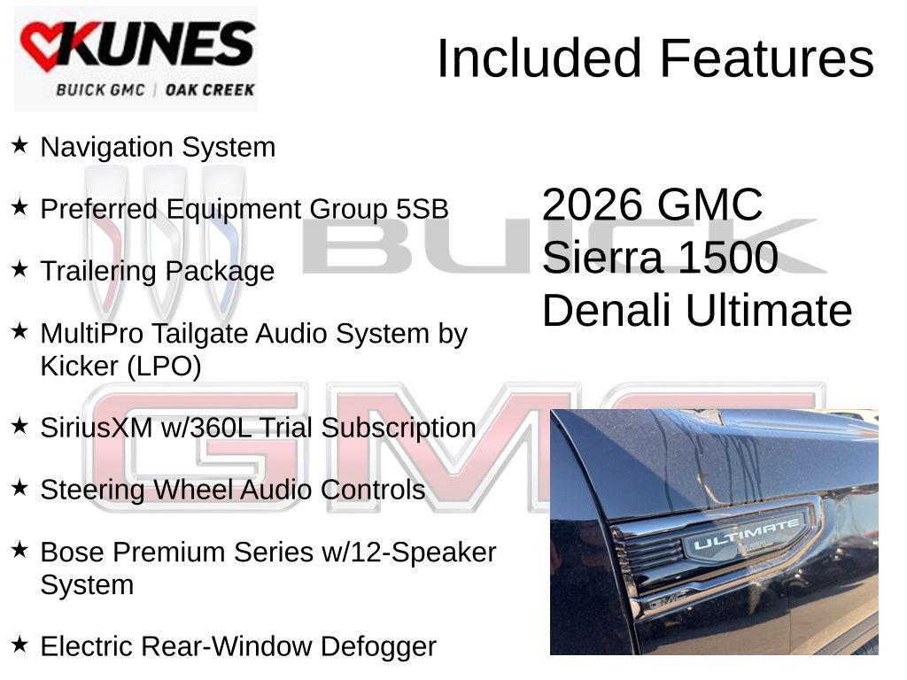 new 2026 GMC Sierra 1500 car, priced at $74,940