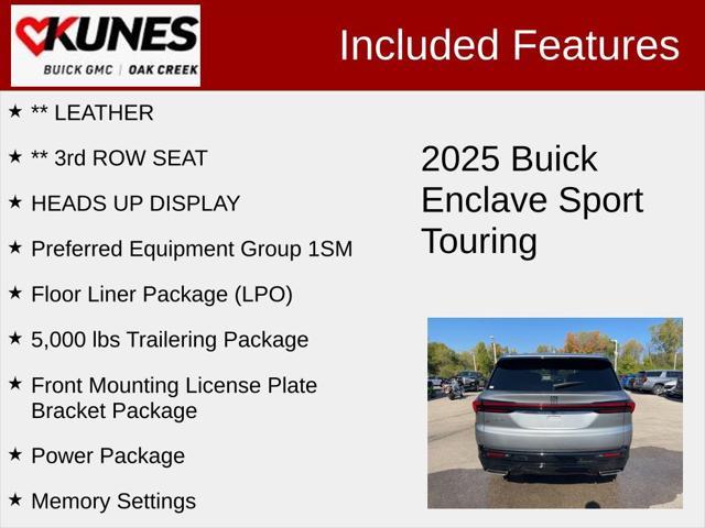 new 2025 Buick Enclave car, priced at $54,283