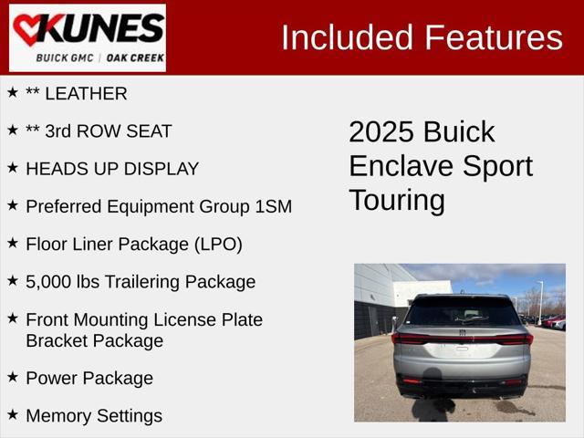 new 2025 Buick Enclave car, priced at $54,283