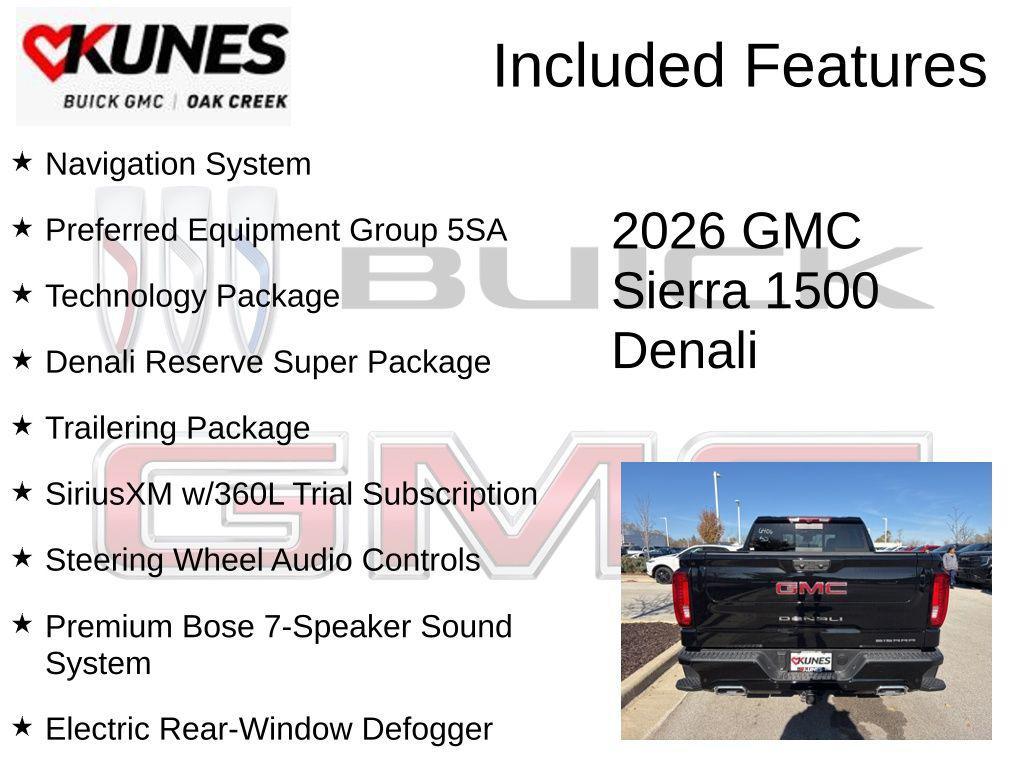 new 2026 GMC Sierra 1500 car, priced at $71,364