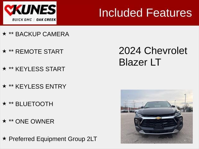 used 2024 Chevrolet Blazer car, priced at $28,543