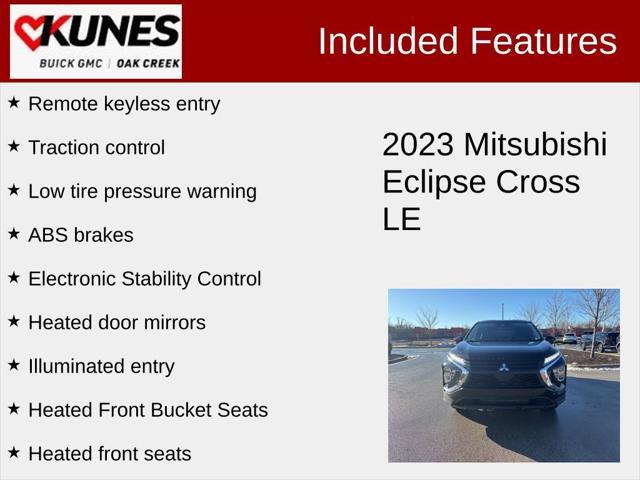 used 2023 Mitsubishi Eclipse Cross car, priced at $19,948