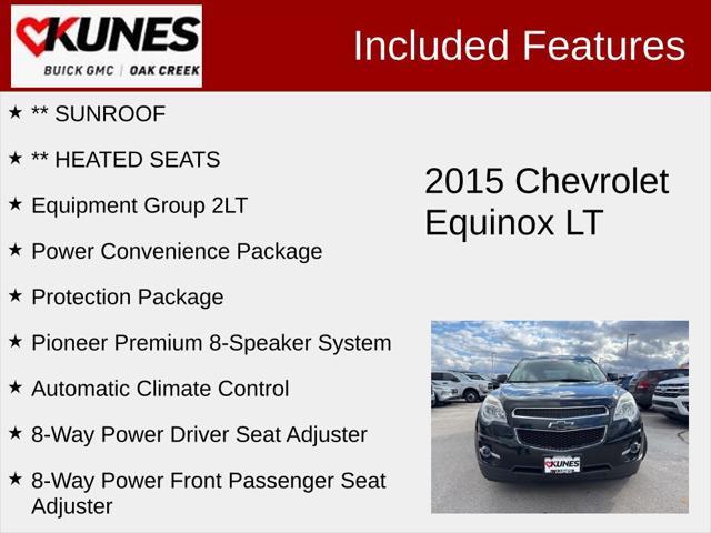 used 2015 Chevrolet Equinox car, priced at $11,843