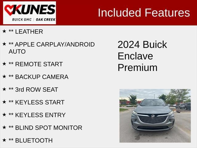 used 2024 Buick Enclave car, priced at $39,562