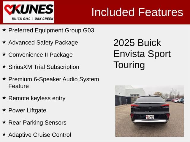 new 2025 Buick Envista car, priced at $27,216