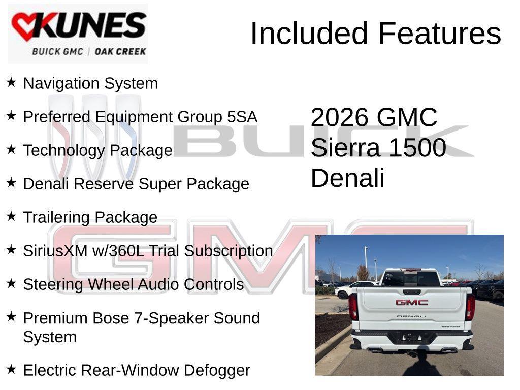 new 2026 GMC Sierra 1500 car, priced at $71,916