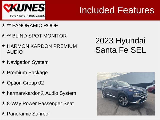 used 2023 Hyundai Santa Fe car, priced at $24,999