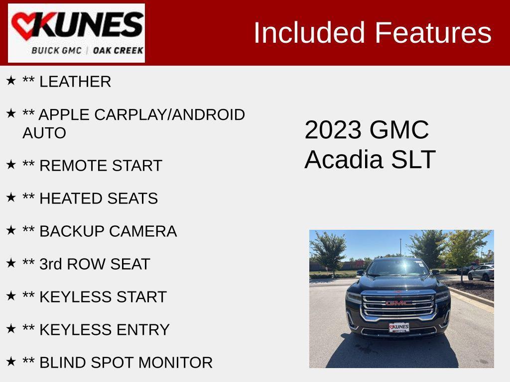 used 2023 GMC Acadia car, priced at $26,223