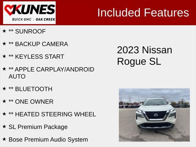 used 2023 Nissan Rogue car, priced at $24,395