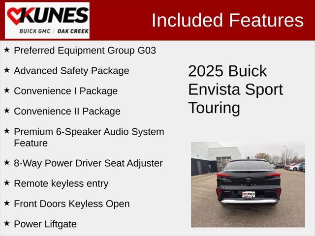 new 2025 Buick Envista car, priced at $29,025