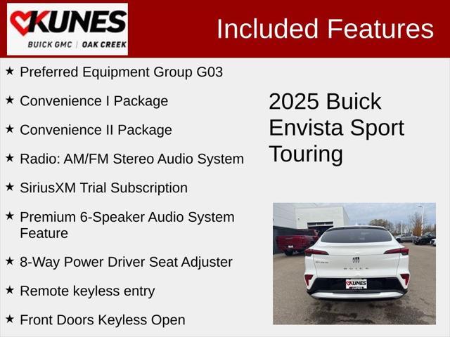 new 2025 Buick Envista car, priced at $26,815