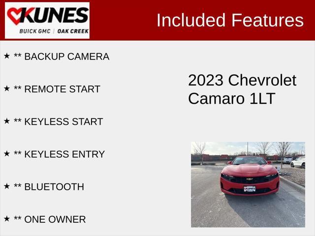 used 2023 Chevrolet Camaro car, priced at $21,943