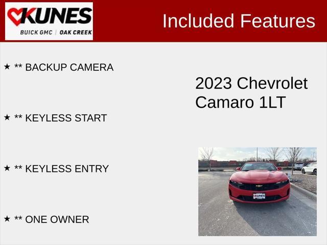 used 2023 Chevrolet Camaro car, priced at $30,888