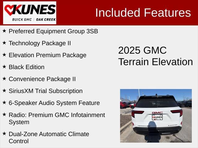 new 2025 GMC Terrain car, priced at $38,970