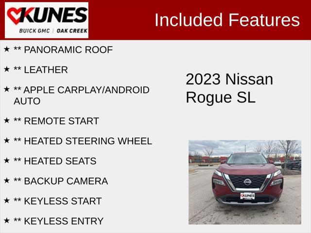 used 2023 Nissan Rogue car, priced at $23,118