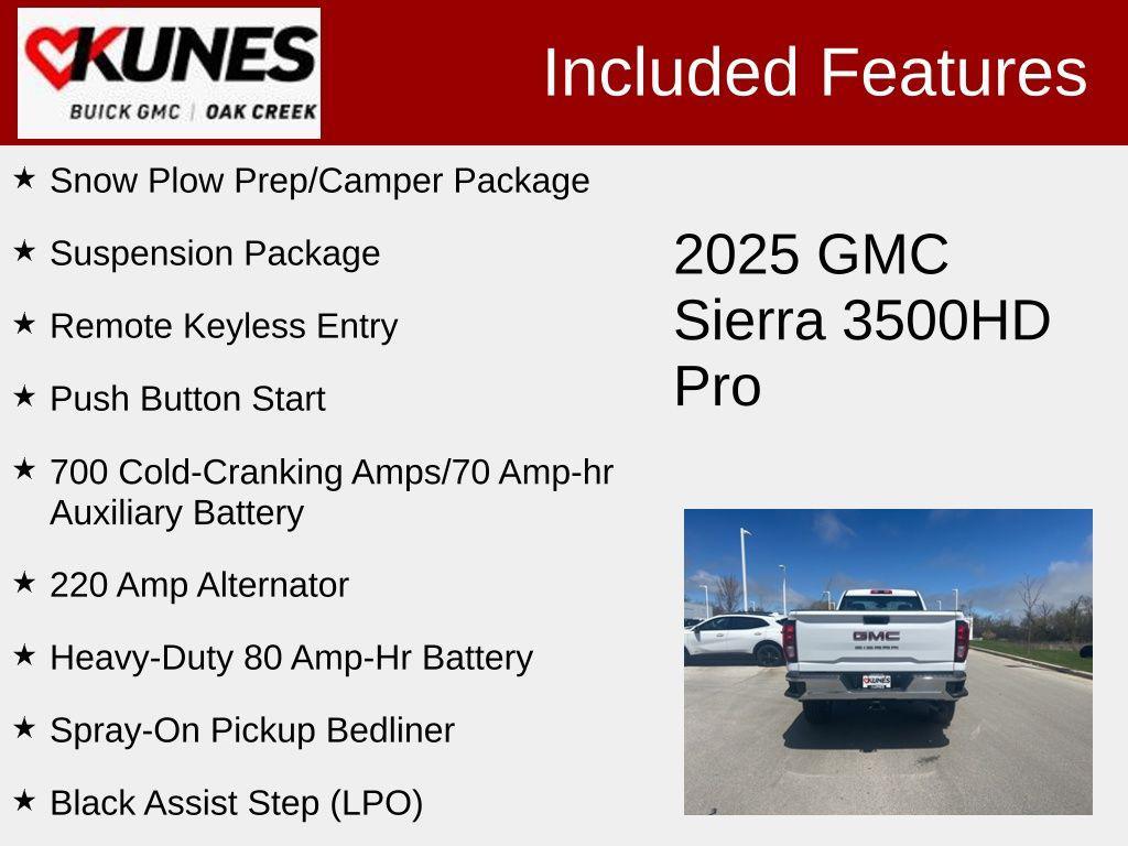 new 2025 GMC Sierra 3500 car, priced at $49,448