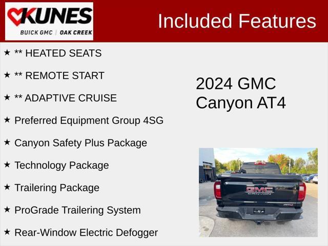 new 2024 GMC Canyon car, priced at $47,128