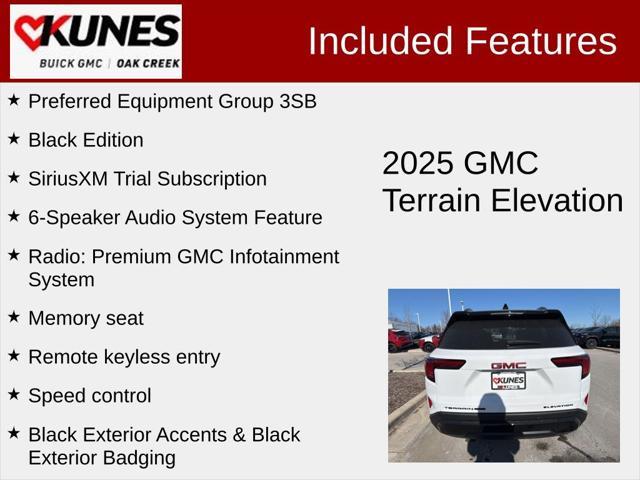 new 2025 GMC Terrain car, priced at $34,785