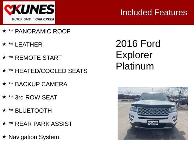 used 2016 Ford Explorer car, priced at $13,852