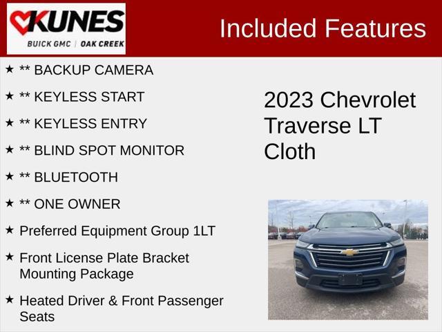 used 2023 Chevrolet Traverse car, priced at $27,646