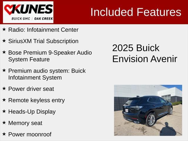 new 2025 Buick Envision car, priced at $45,691