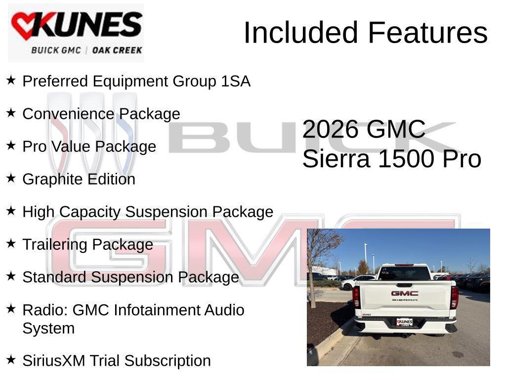 new 2026 GMC Sierra 1500 car, priced at $41,717