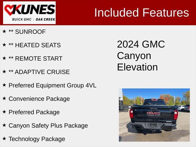 new 2024 GMC Canyon car, priced at $45,012