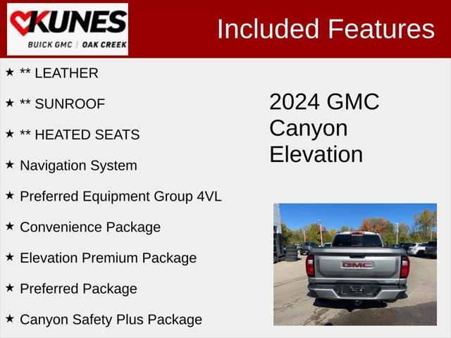 new 2024 GMC Canyon car, priced at $45,318