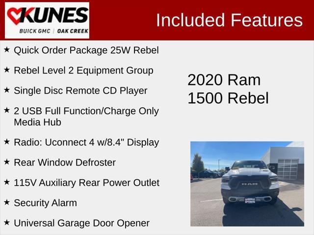 used 2020 Ram 1500 car, priced at $36,929