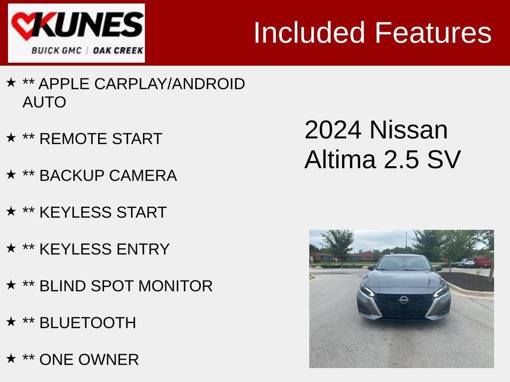 used 2024 Nissan Altima car, priced at $20,555