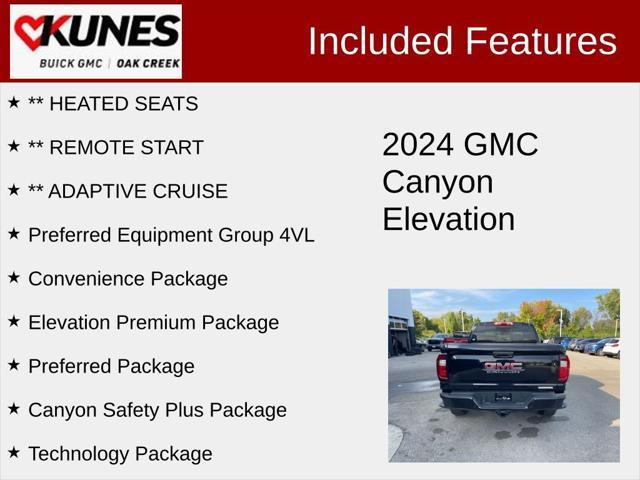 new 2024 GMC Canyon car, priced at $45,389