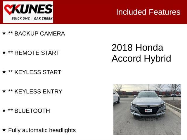 used 2018 Honda Accord Hybrid car, priced at $16,768