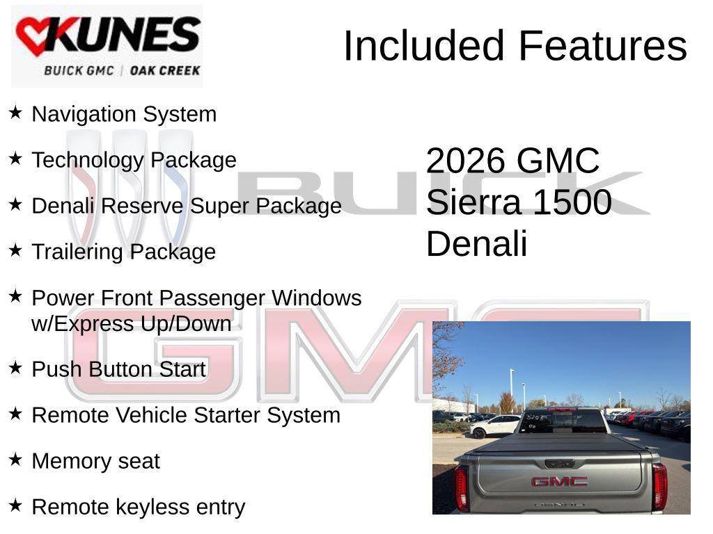 new 2026 GMC Sierra 1500 car, priced at $70,945