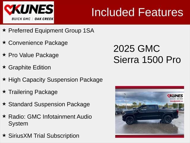 new 2025 GMC Sierra 1500 car, priced at $47,429