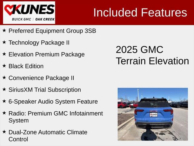 new 2025 GMC Terrain car, priced at $39,960