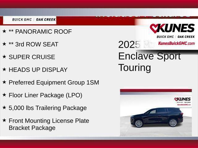 new 2025 Buick Enclave car, priced at $58,848