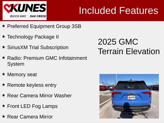 new 2025 GMC Terrain car, priced at $33,576