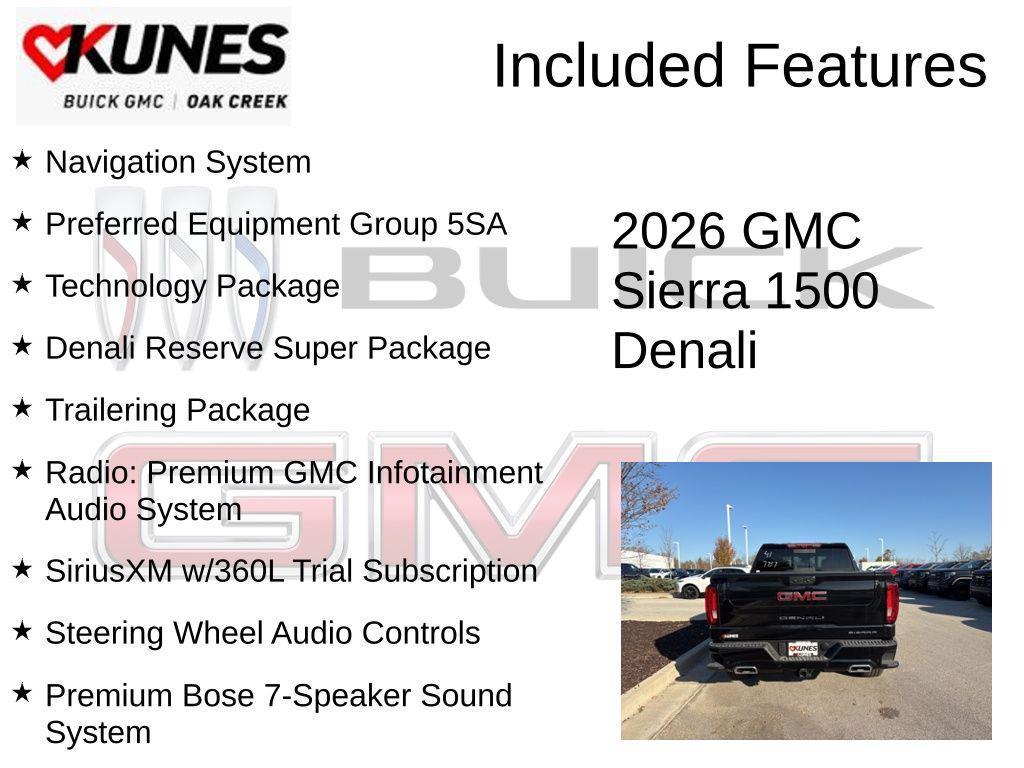 new 2026 GMC Sierra 1500 car, priced at $67,532