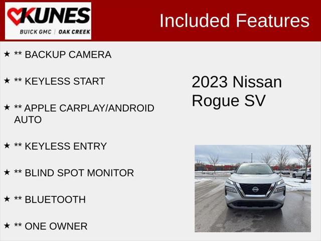 used 2023 Nissan Rogue car, priced at $22,157