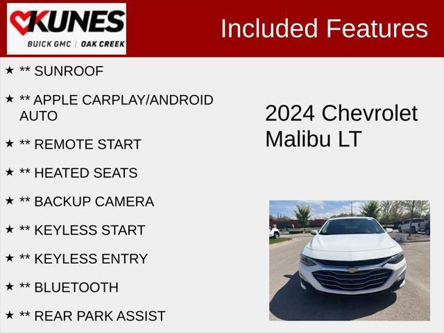 used 2024 Chevrolet Malibu car, priced at $21,401