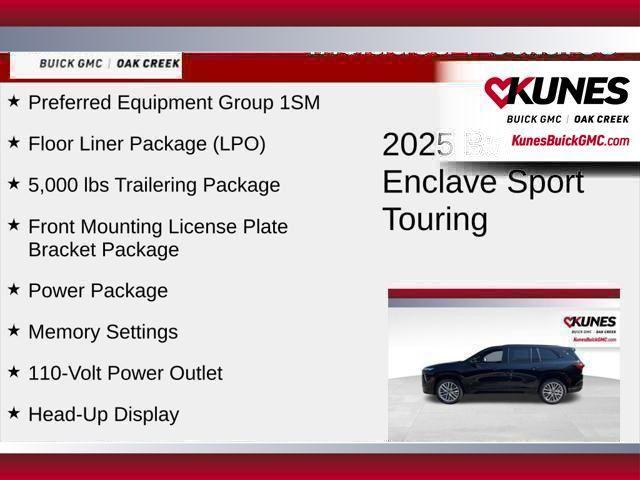 new 2025 Buick Enclave car, priced at $54,283