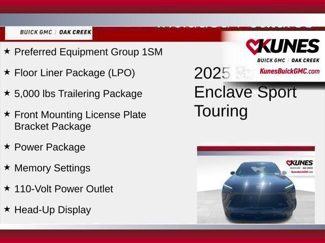 new 2025 Buick Enclave car, priced at $54,283